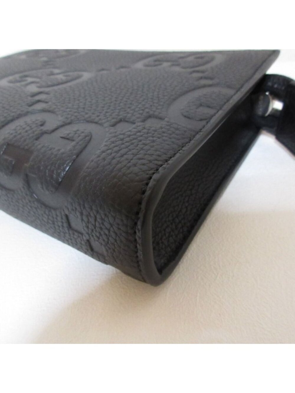 Gucci Jumbo GG Mini Shoulder Bag Black - Picture 7 of 15